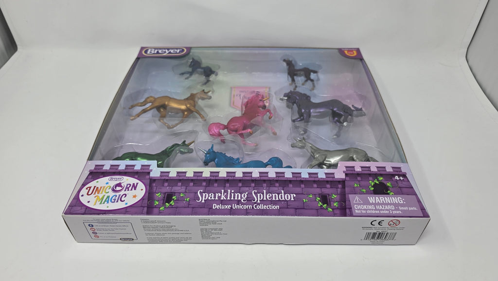 Breyer #6937 Sparkling Splendor Deluxe Unicorn Collection (Mint in Box)