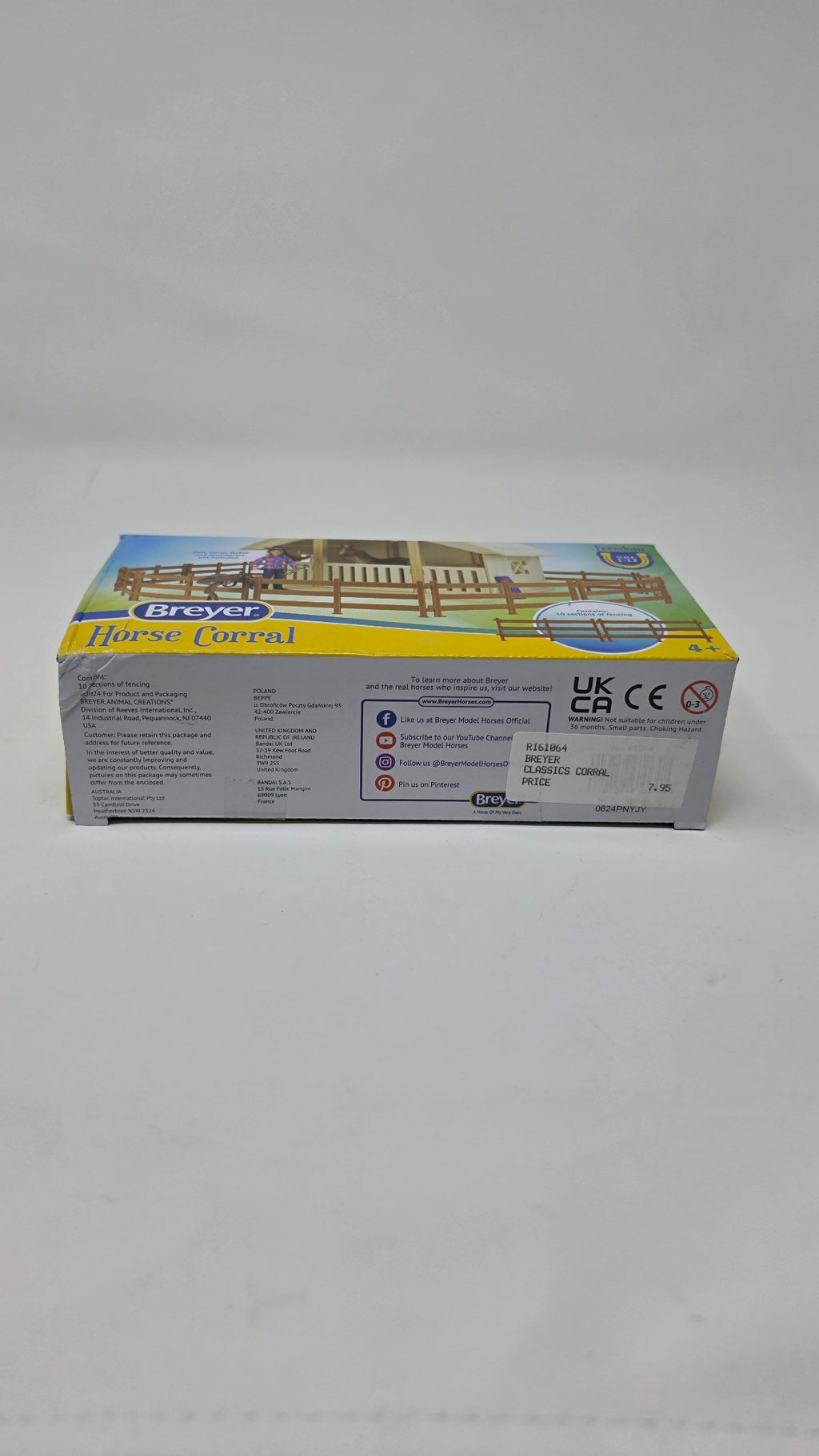 Breyer Horse Corral — Freedom 1:12 Scale — Box Damaged