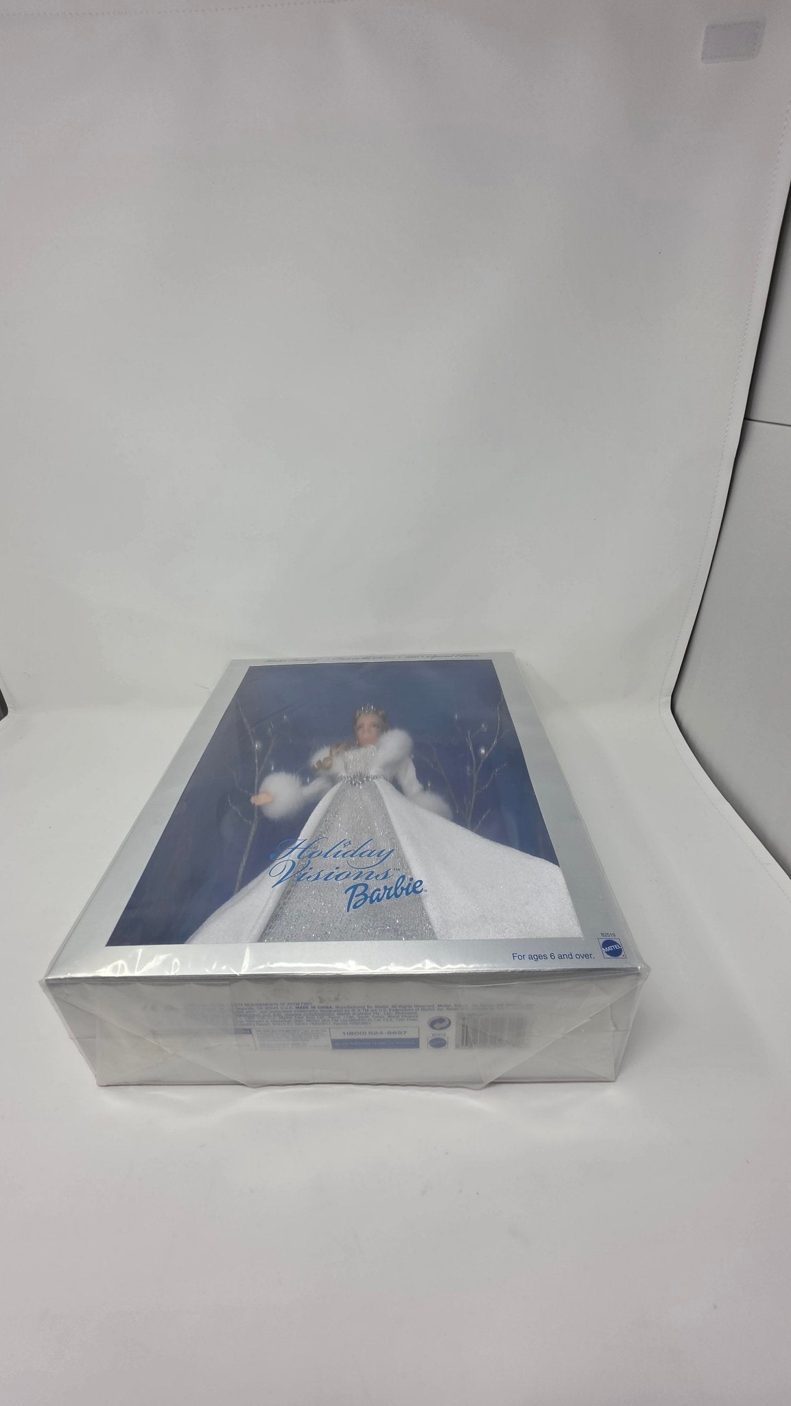 2003 Holiday Visions Barbie box bottom