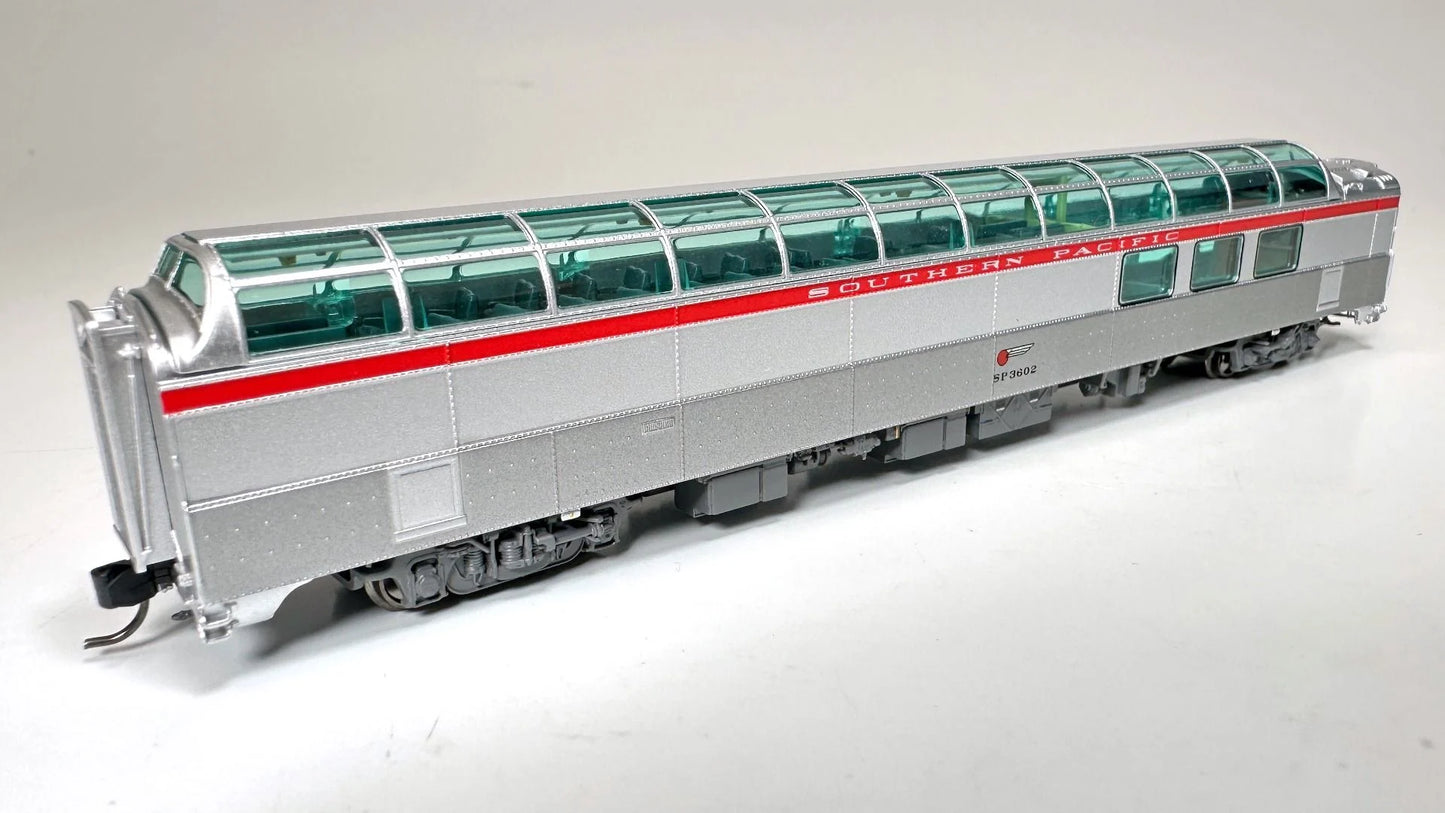 Rapido Trains Inc N 575010 Southern Pacific 3/4 Dome-Lounge Car w/Flat Sides SP General Service #3604