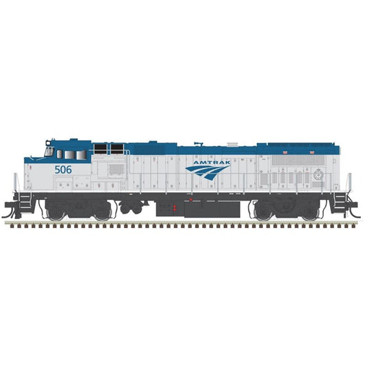 Atlas 10004335 Master HO GE Dash 8-32BWH, Gold, ESU LokSound DCC Sound, Amtrak #511