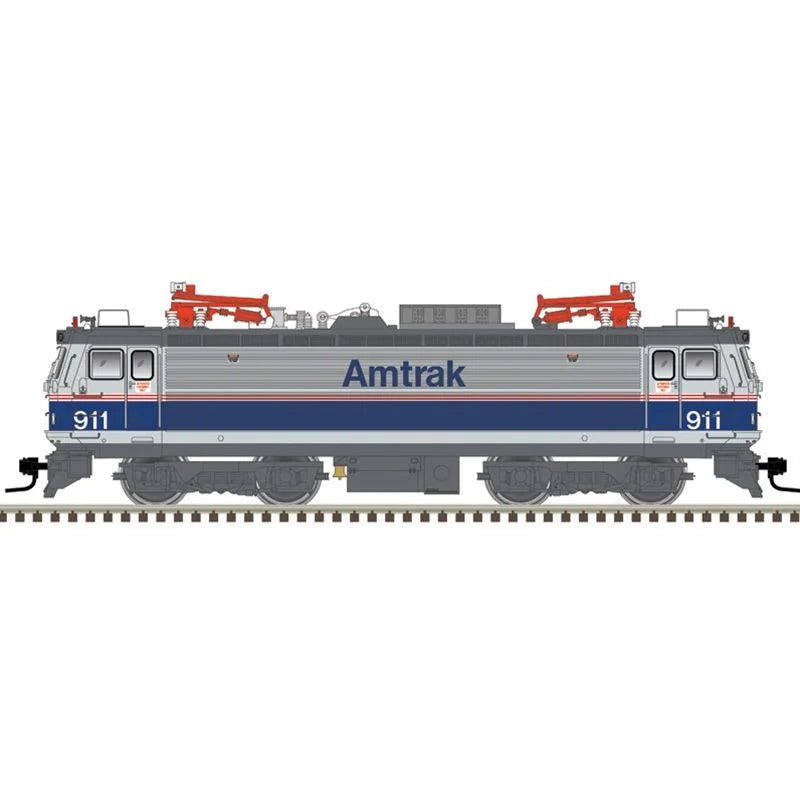 Atlas 10004647 HO Master Gold AEM-7 Electric, ESU LokSound 5 DCC Sound, Amtrak #913
