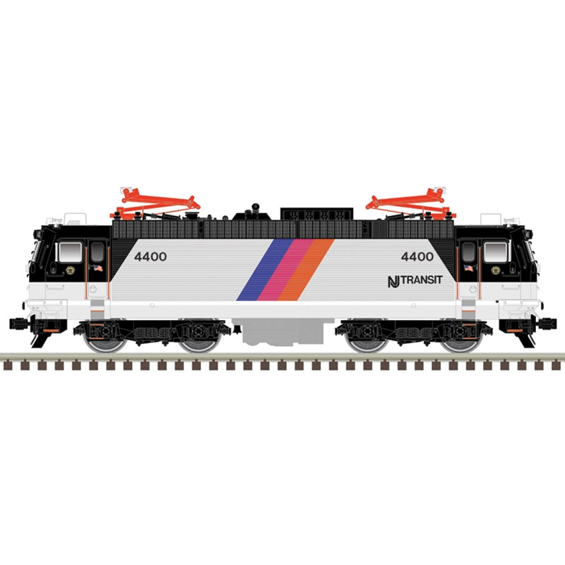 Atlas 10004655 ALP-44 Electric - LokSound and DCC - Master(R) Gold -- NJ Transit #4424 (silver, black, blue, magenta, orange) HO Scale