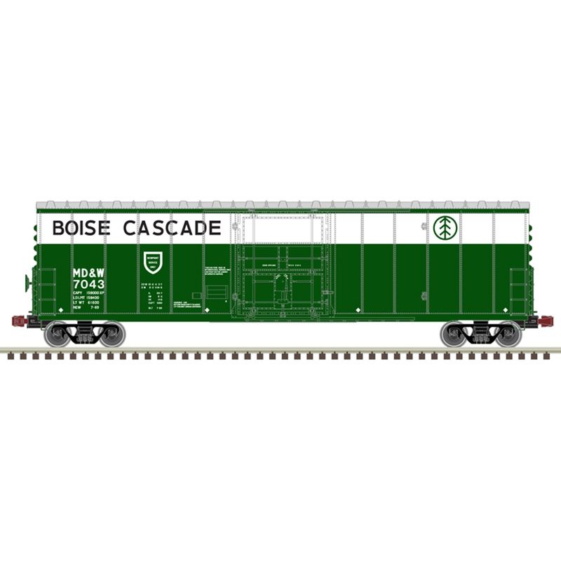 Atlas 20006532 HO NSC Newsprint Boxcar, Boise Cascade #7061