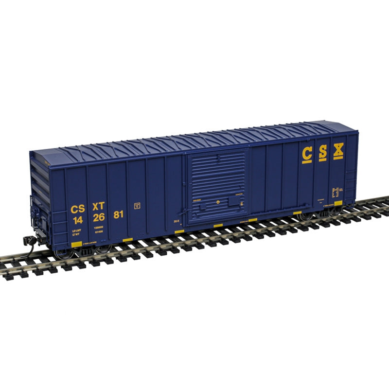 Atlas Master 20007596 - FMC 5347 Single Door Box Car CSX* (Blue/White) 142665 - HO Scale