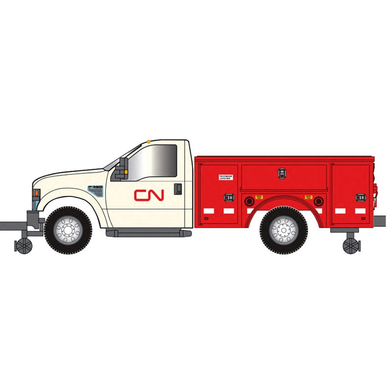 HO FORD F-350 [HI-RAILER] CANADIAN NATIONAL