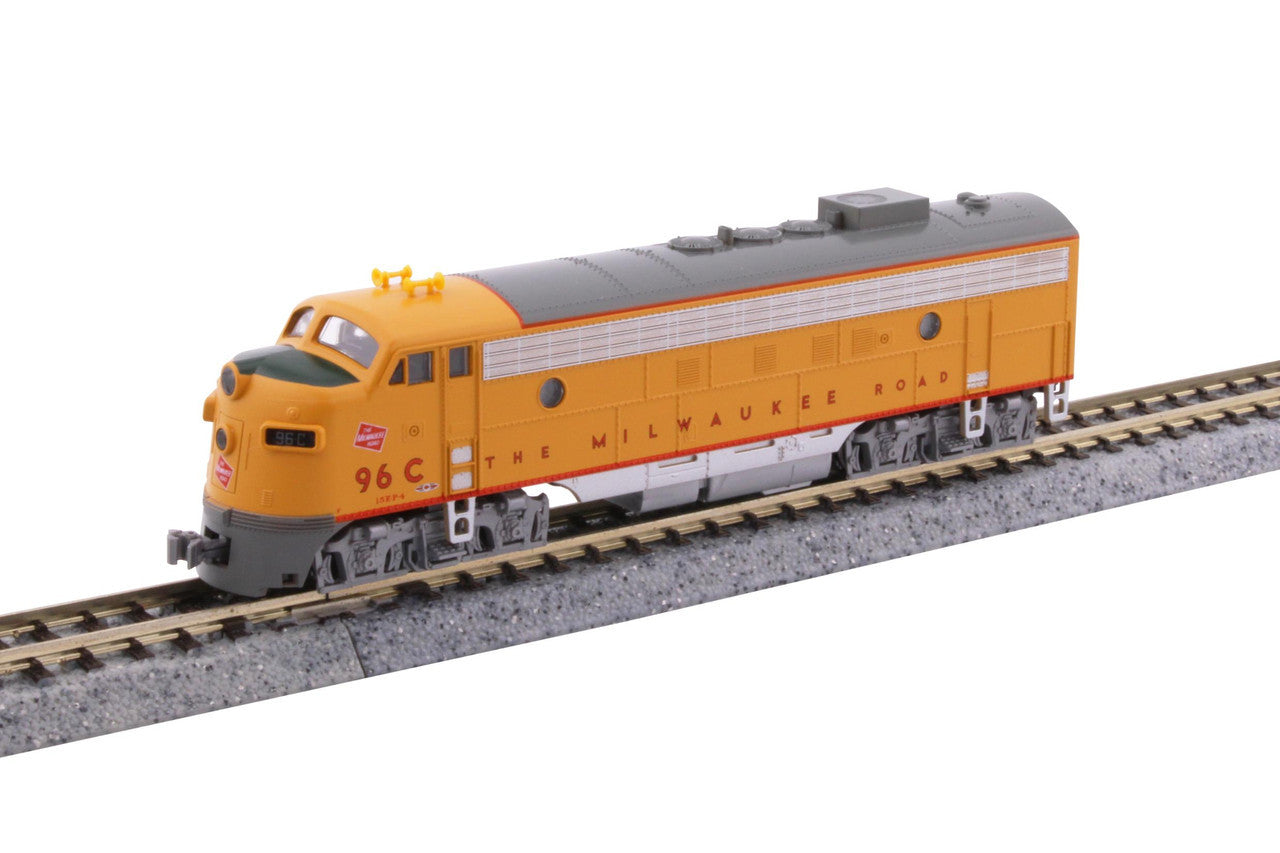 Kato ~ N Scale ~EMD FP7A DC Silent Milwaukee Road 96C ~ 176-2303