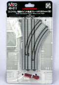 Kato 40-213 - UNITRAM Street Track Electric Turnout Right - N Scale