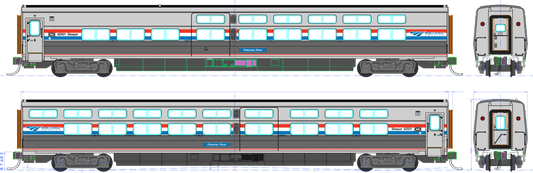 Kato 35-6221 HO Scale Amtrak Viewliner II Sleeper Phase III 62501  "Potomac River"