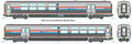 Kato 35-6241, HO Scale Amtrak Viewliner II Baggage-Dorm Phase III #69004