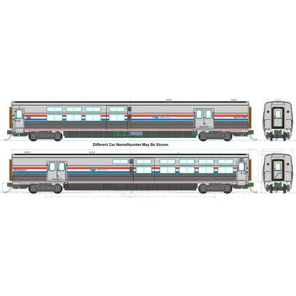 Kato HO 35-6242 Amtrak Viewliner II Baggage-Dorm 'Phase III' Scheme AMTK #69009