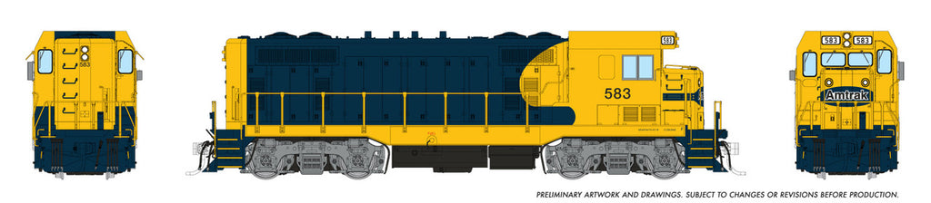 Rapido 70621 - CF7 Square Cab (DCC and Sound) Amtrak (AMTK) ATSF Patch 583 - HO Scale