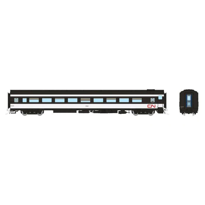 Rapido 100376 HO Scale Lightweight Coach CN - Wet Noodle Scheme 5635