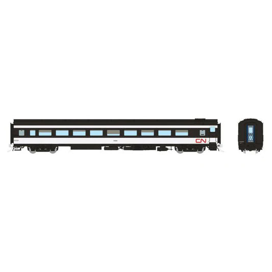 Rapido 100376 HO Scale Lightweight Coach CN - Wet Noodle Scheme 5635