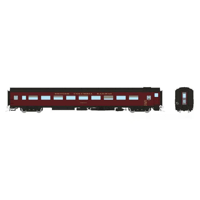 Rapido 100381 HO Scale Lightweight Coach BC Rail 156520 Capilano