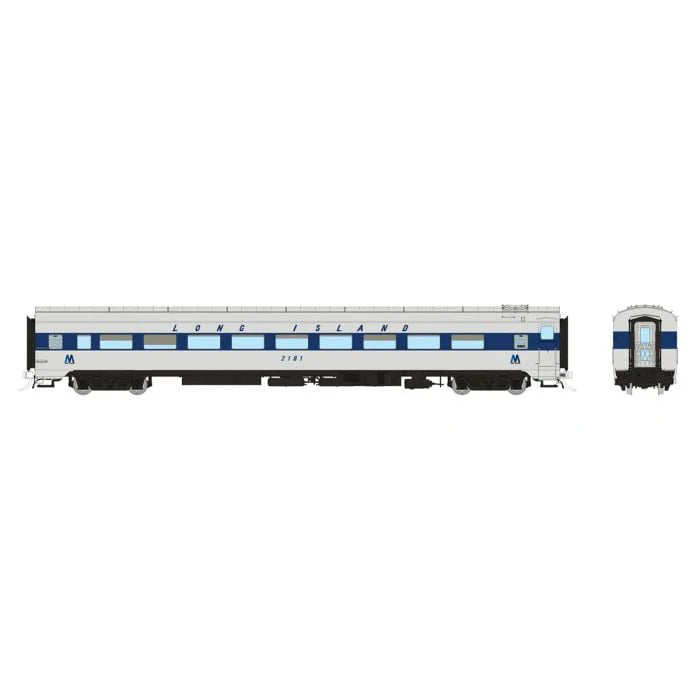 Rapido 100404 HO Scale Lightweight Coach Long Island Railroad 2187