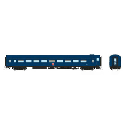 Rapido 100405 HO Scale Lightweight Coach MP - Jenks Blue Scheme 477