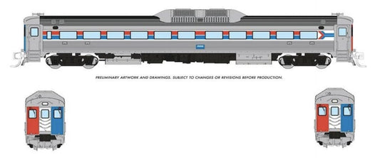 Rapido 516001, N Scale Budd RDC-1, Phase 1, Std DC/Silent, Amtrak Ph II