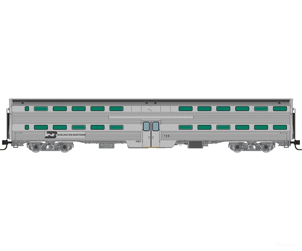 Rapido 545002A N Gallery Commuter Car Burlington Northern Coach Single Car