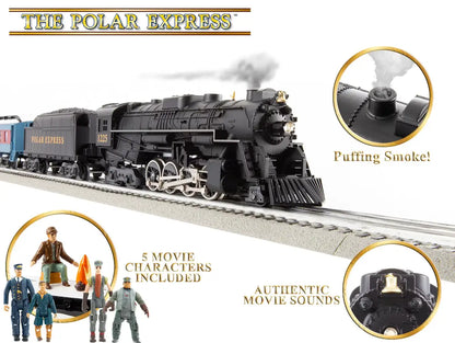 Lionel 2123130 O THE POLAR EXPRESS LIONCHIEF SET w/ BLUETOOTH 5.0 AND DISAPPEARING HOBO CAR