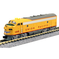 Kato 106-0050, N Scale EMD F7 Freight Starter Set, Includes Union Pacific Locomotive, 3 Freight Cars, a Caboose, Unitrack Oval & Power Pack